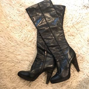 Frye Harlow Knee-high Stitch Cuff boots
